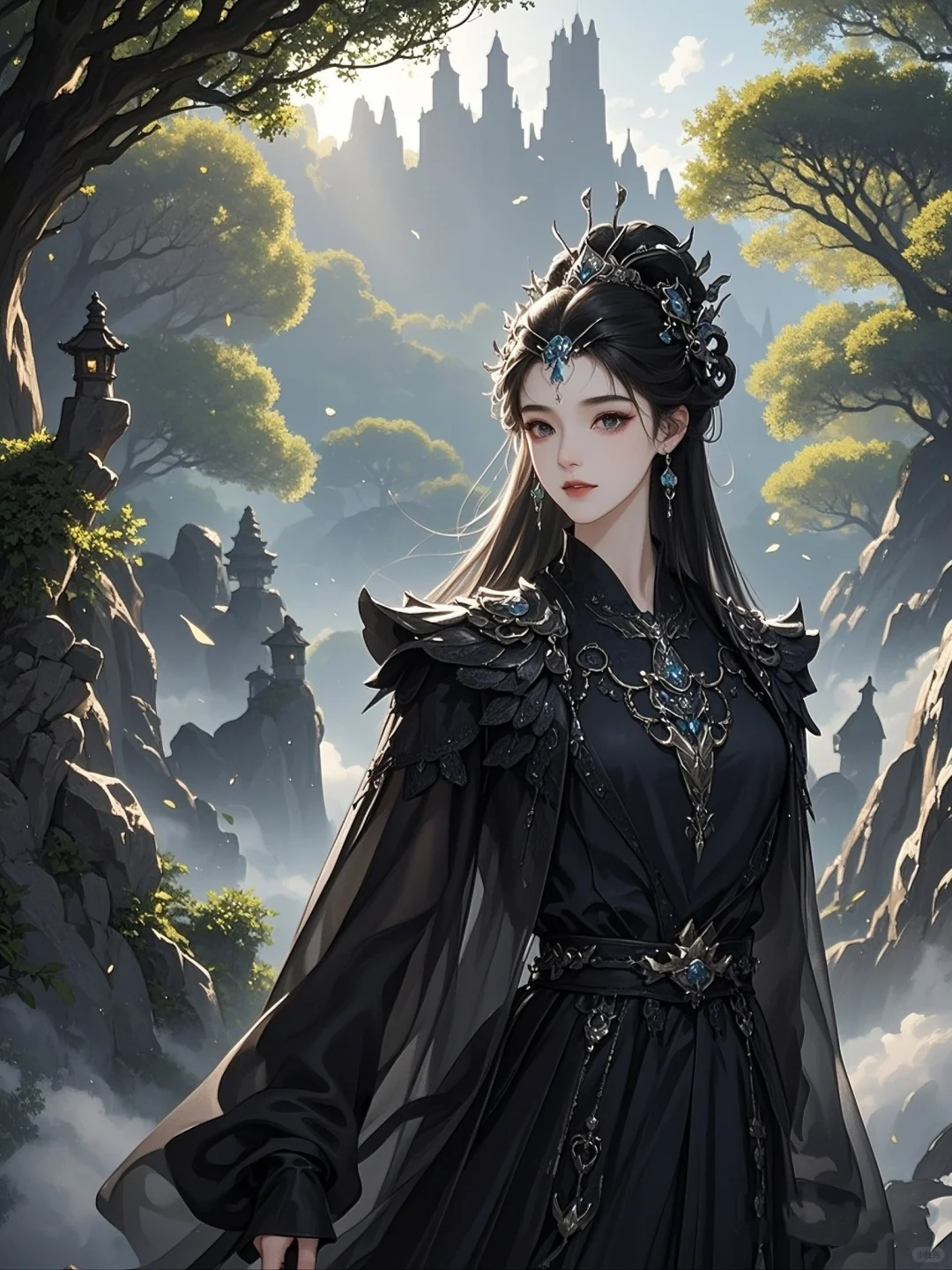 黑袍加身，威风凛凛