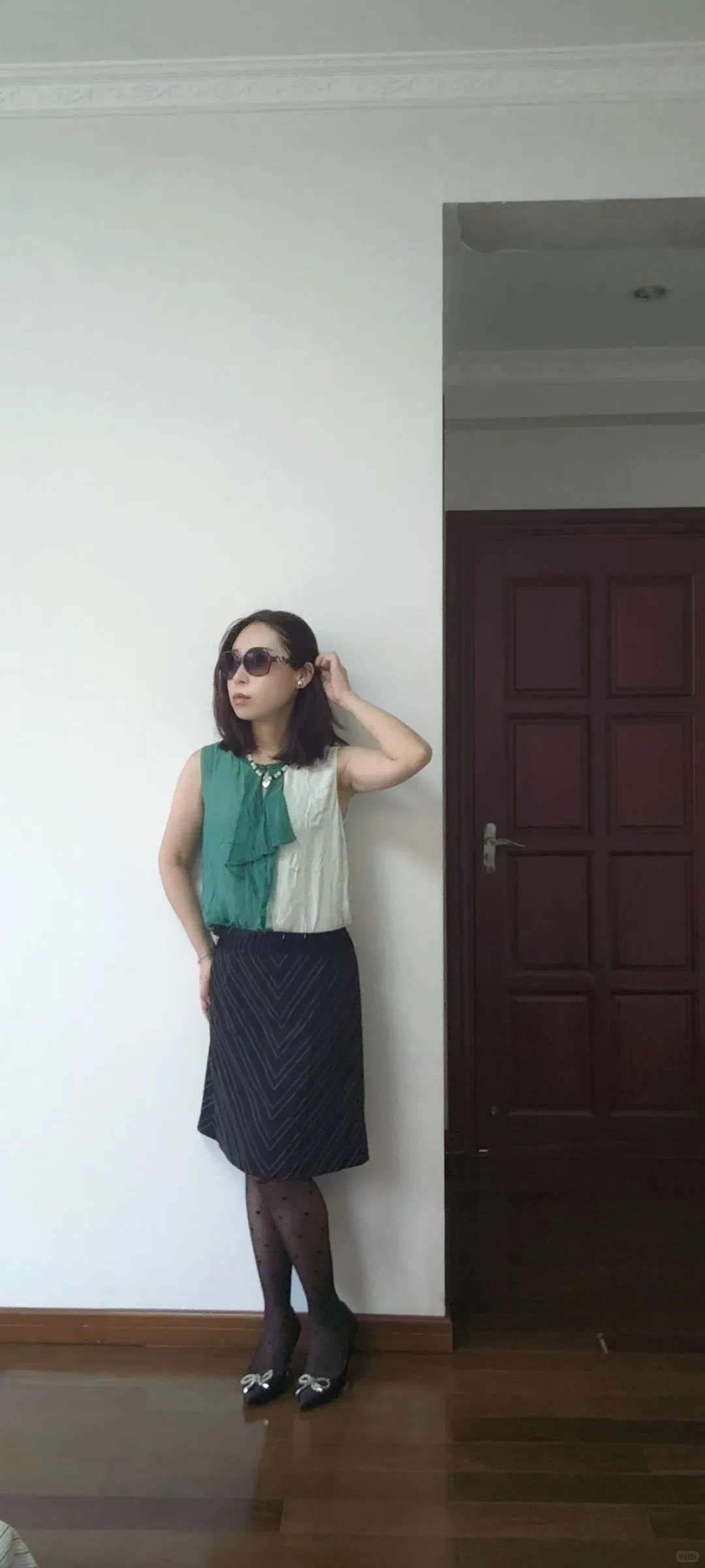 中年少女的换季丝袜穿搭