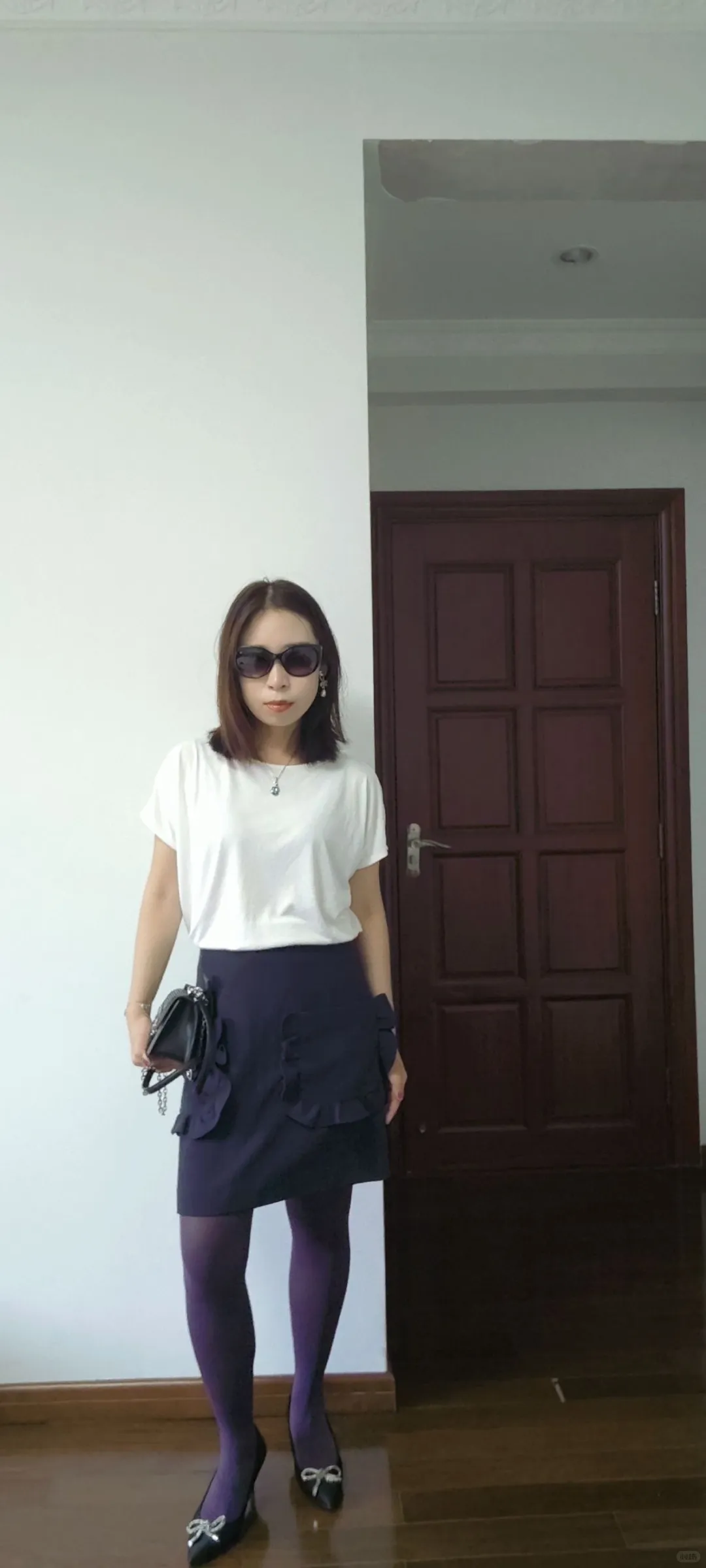 中年少女的换季丝袜穿搭