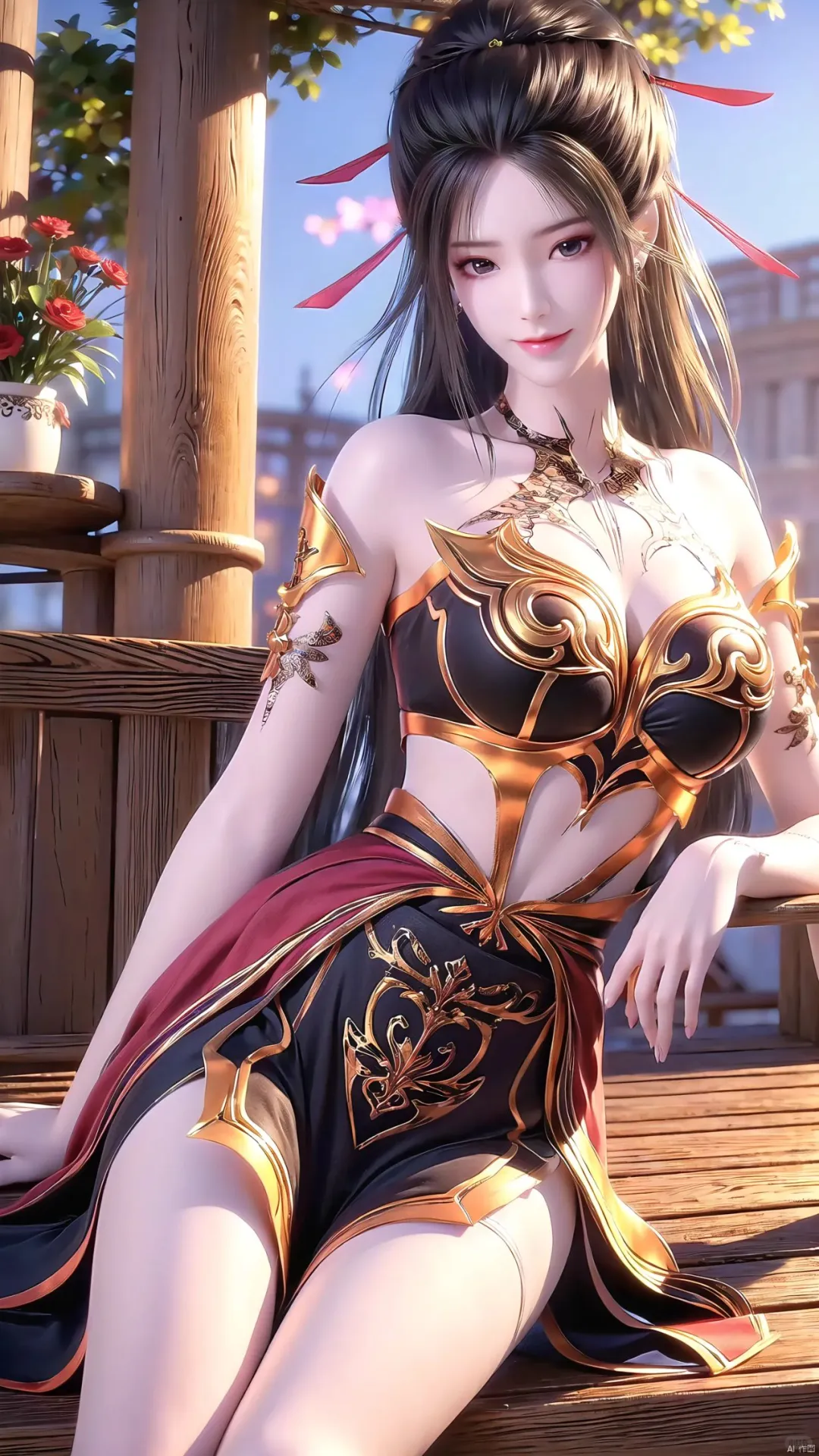 国漫女神 焰灵姬精美壁纸一组