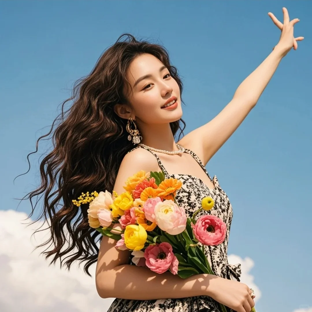 这个氛围感我爱了~蓝调晴空☀️女头像开心
