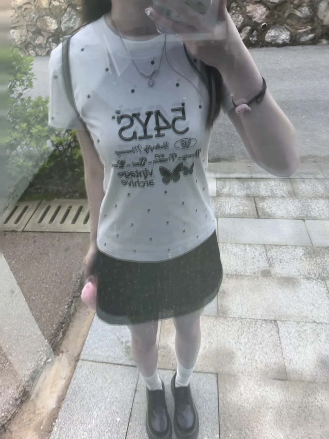 夏日出游 波点配碎花～💭