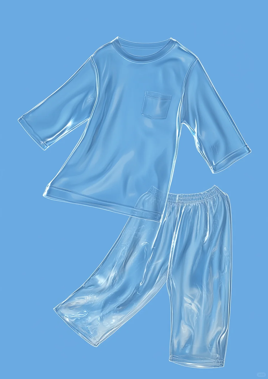 透明衣服效果