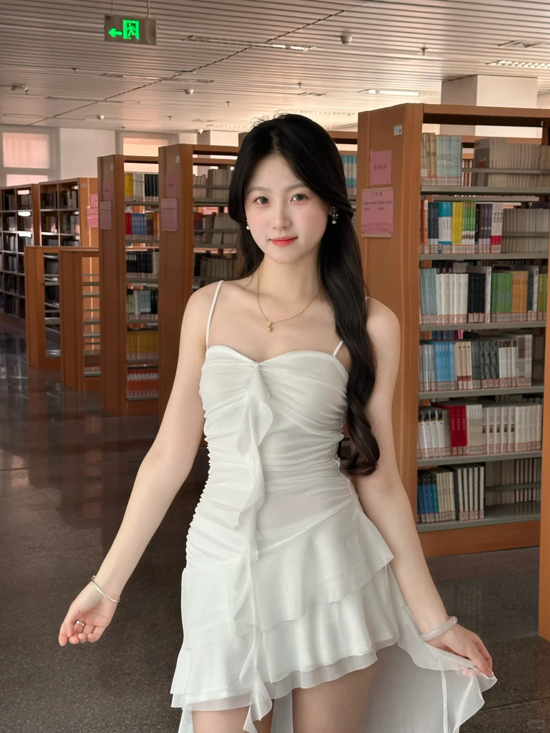 今天穿了仙女裙！