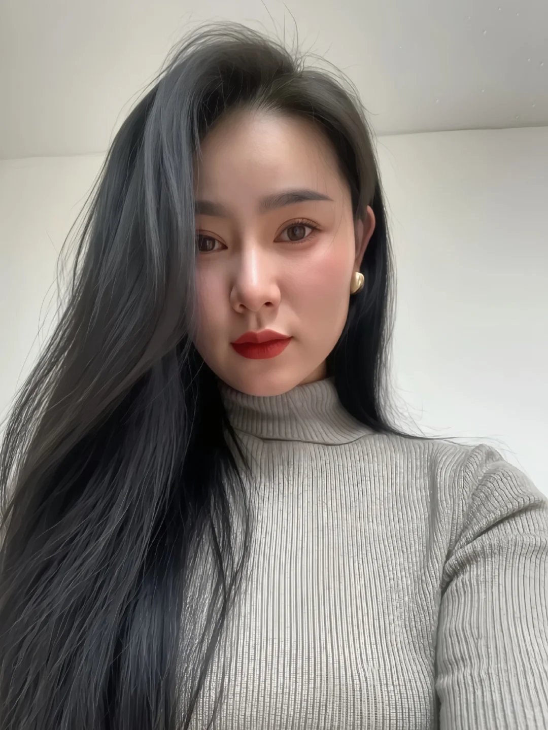 45岁老阿姨，颜值想要被人夸