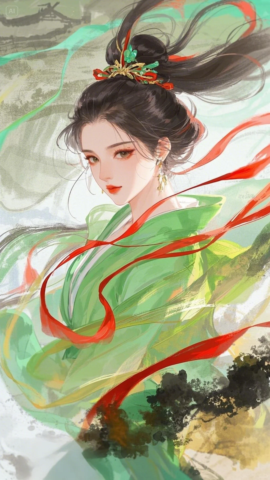“记得绿罗裙，处处怜芳草”