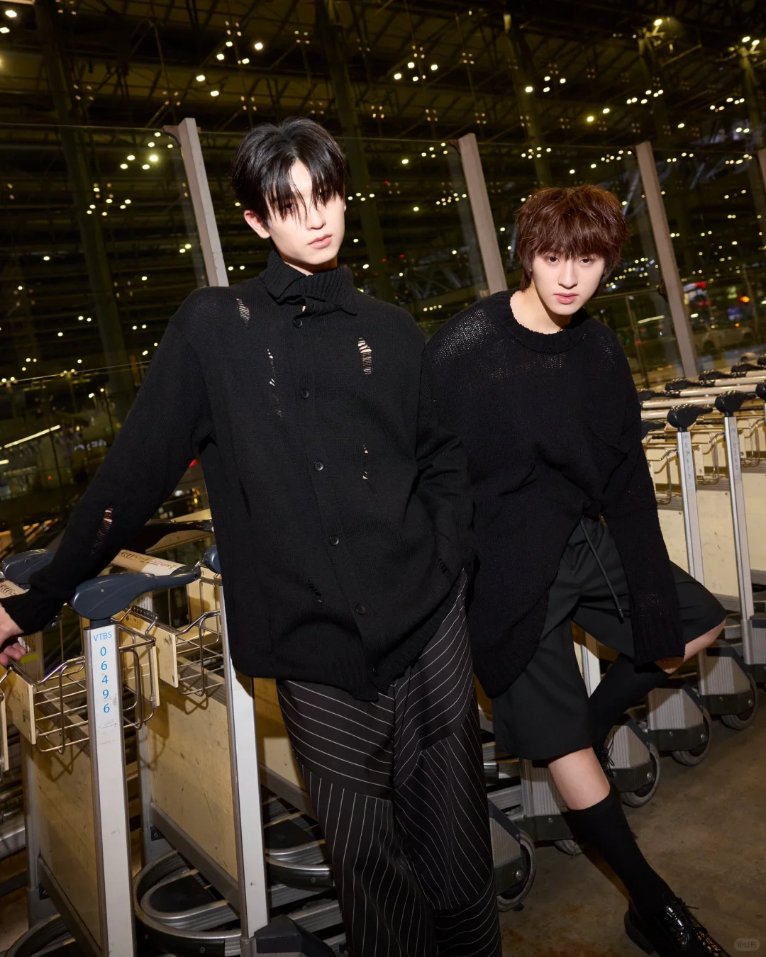 TMK飞巴黎的机场OOTD