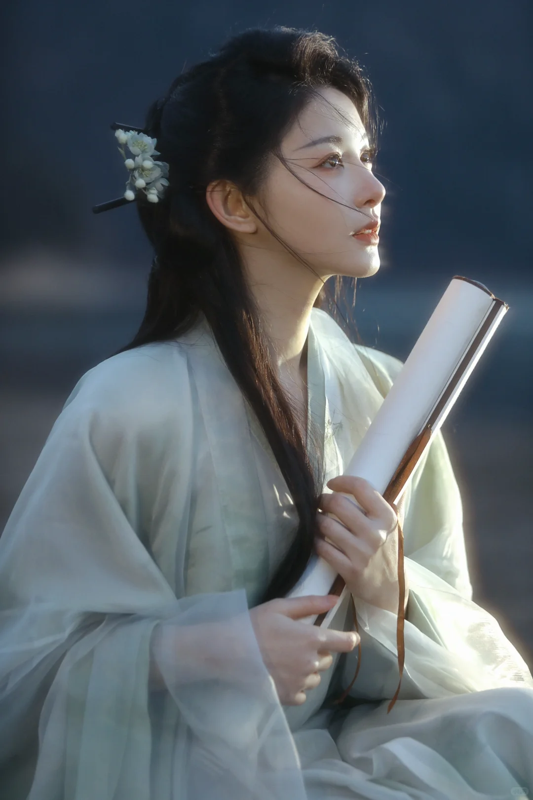 “假如你舍一滴泪”🍃给赵晴拍的清冷古风～