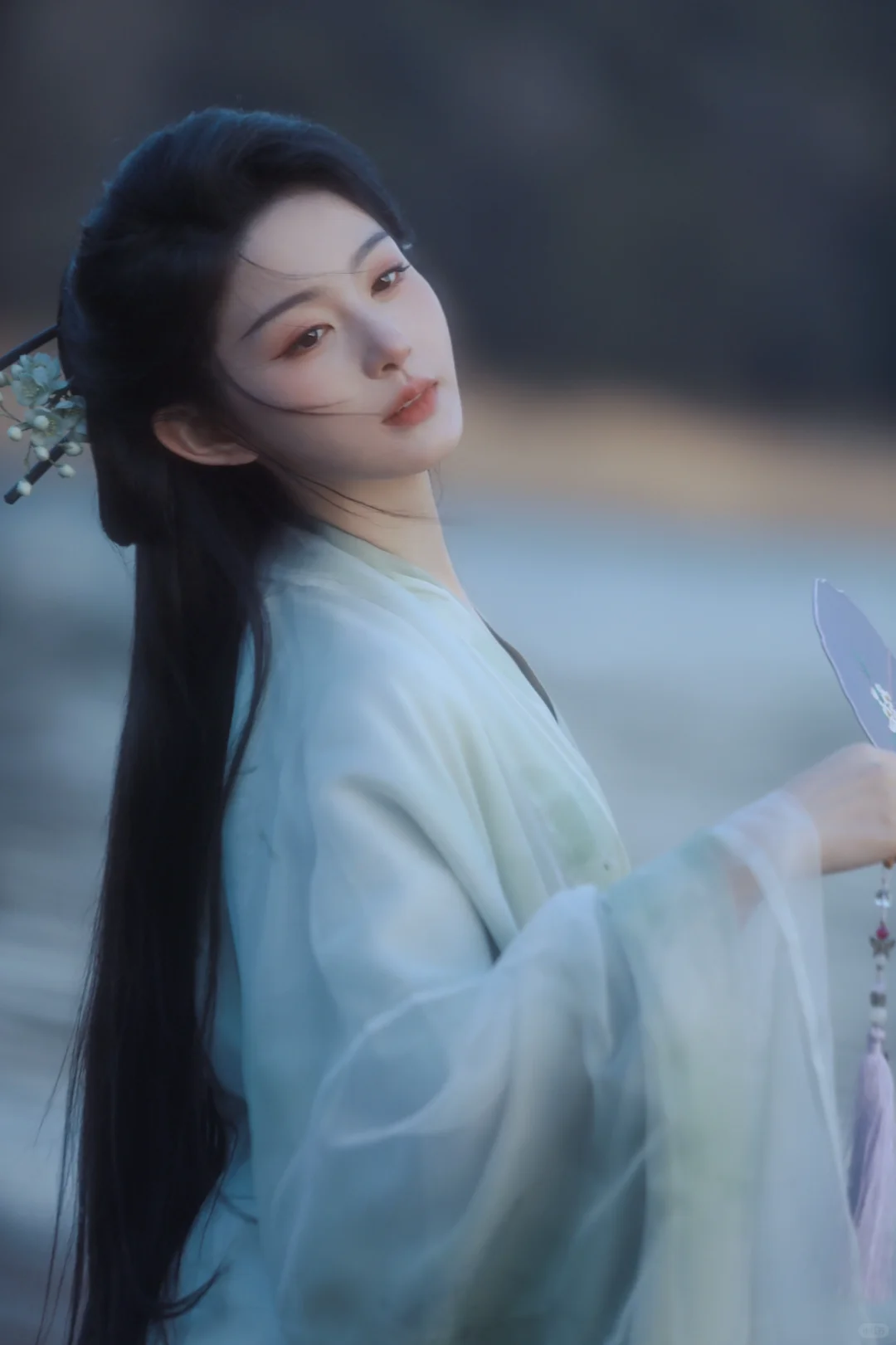 “假如你舍一滴泪”🍃给赵晴拍的清冷古风～