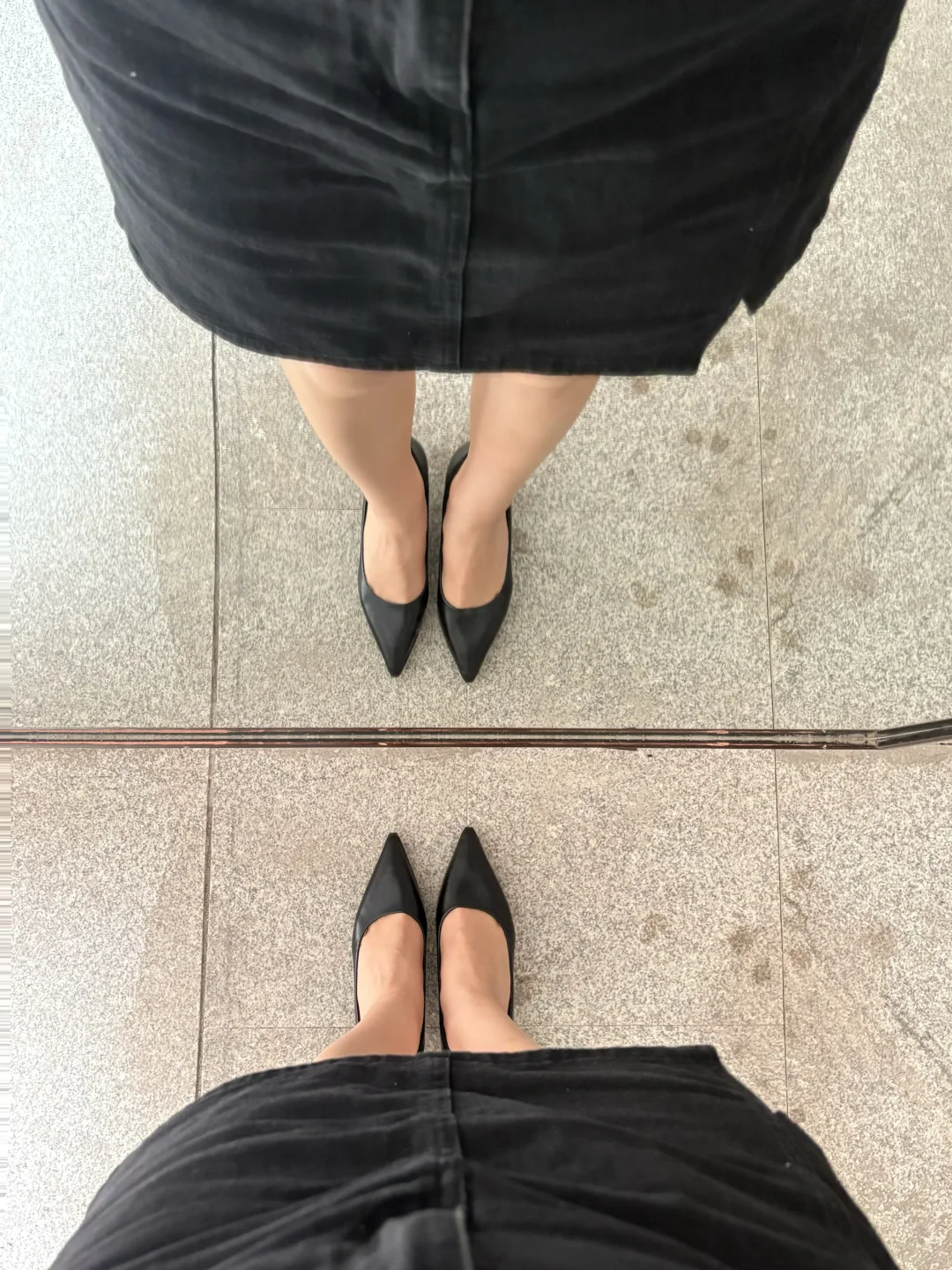 女大学生的第一双高跟鞋👠