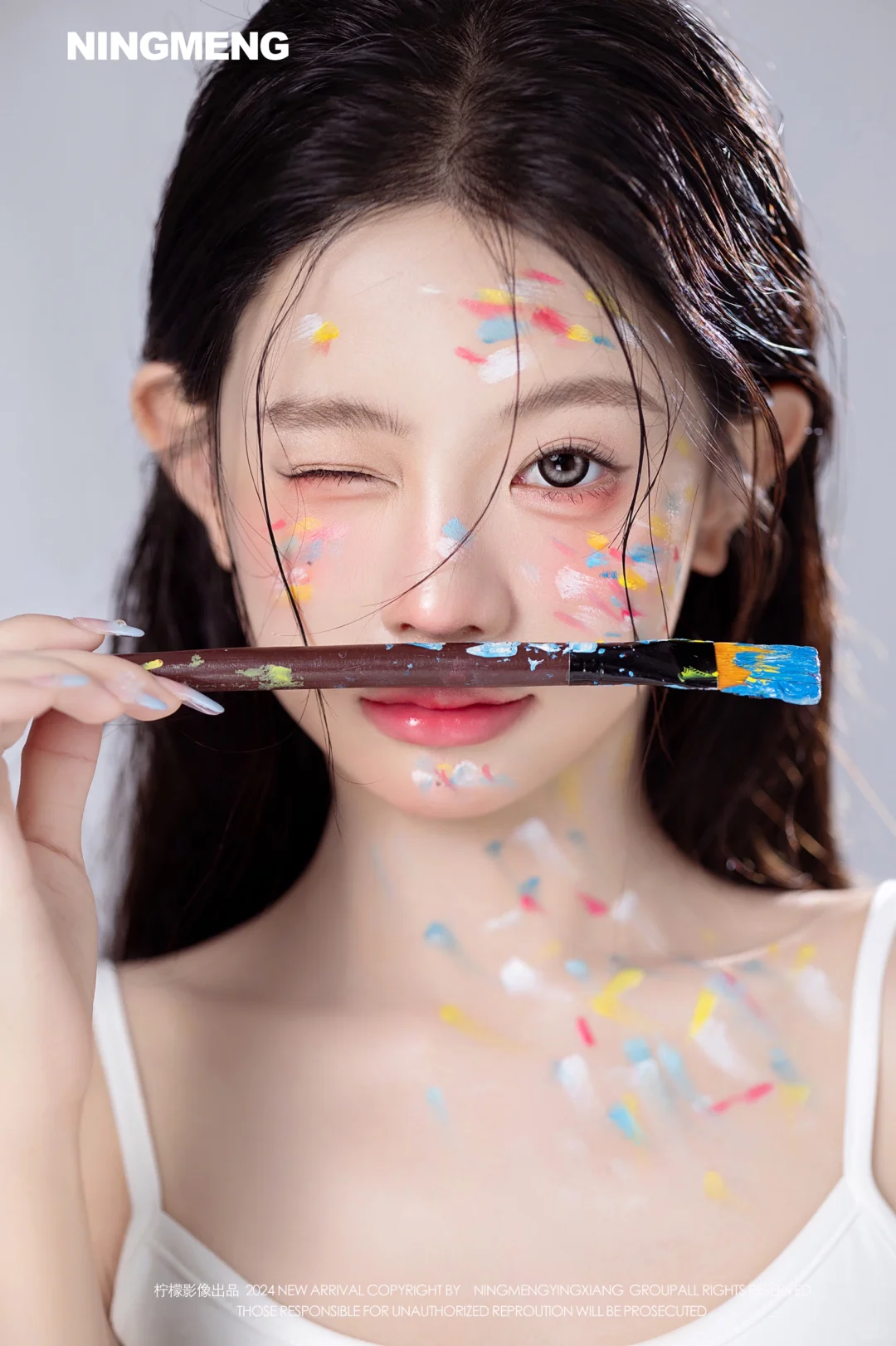 给你点颜色瞧瞧 太爱这组啦！夏日油彩写真