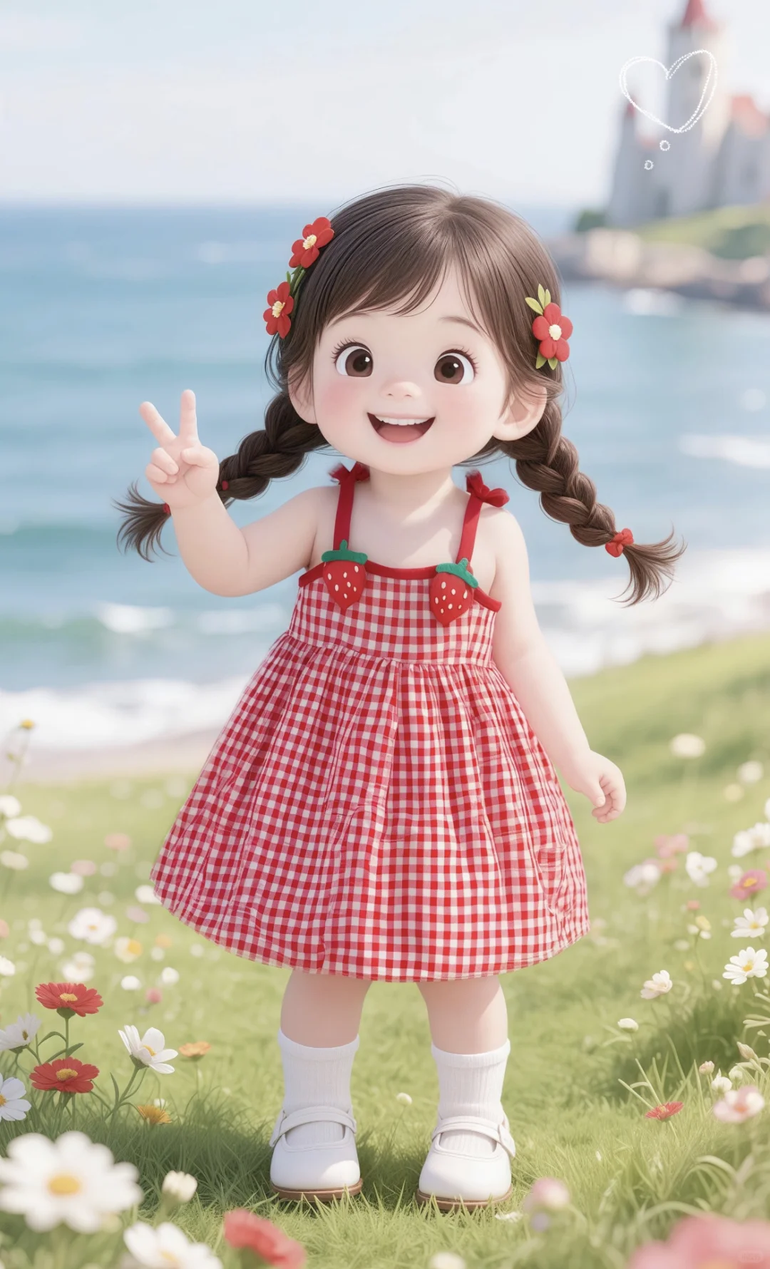 女宝裙子👗利用ai快速出图，美到极致