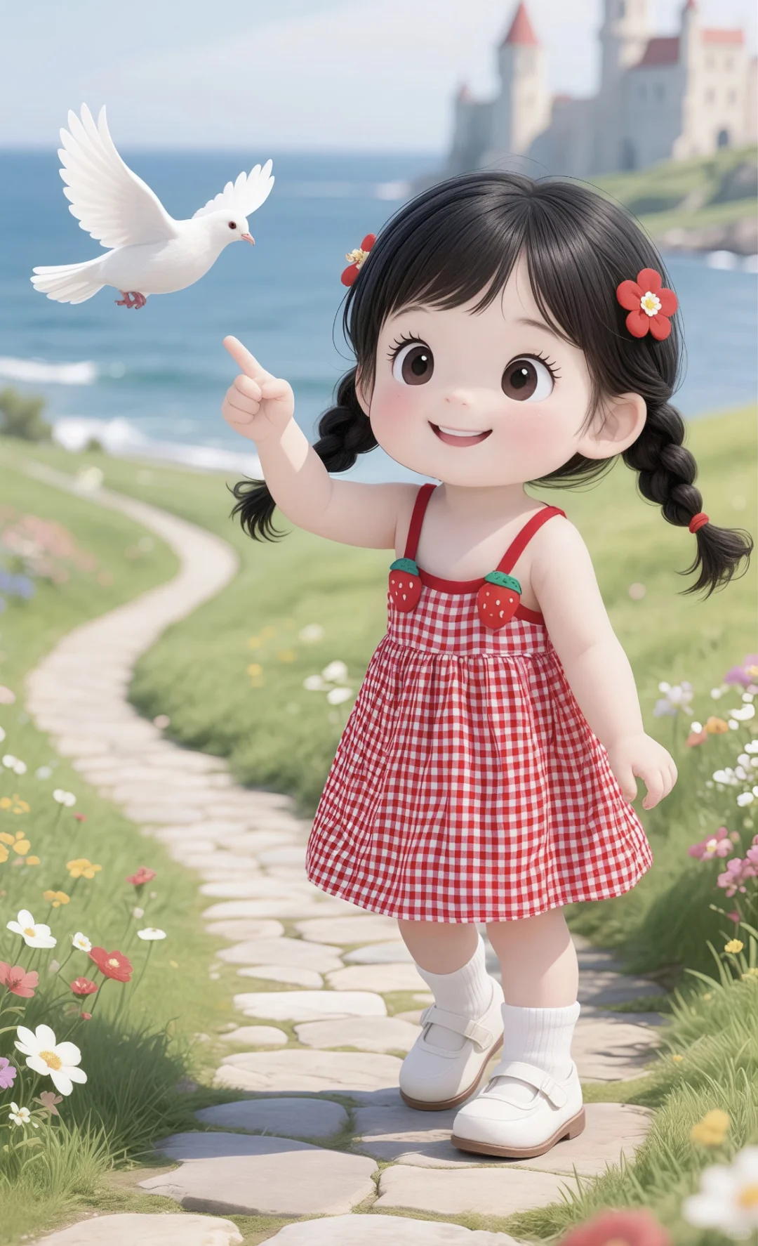女宝裙子👗利用ai快速出图，美到极致