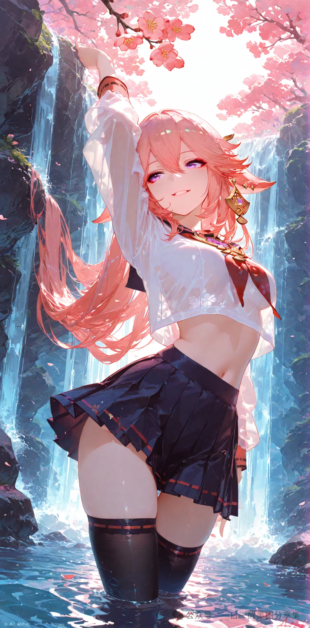 和八重神子的绝美外拍✨