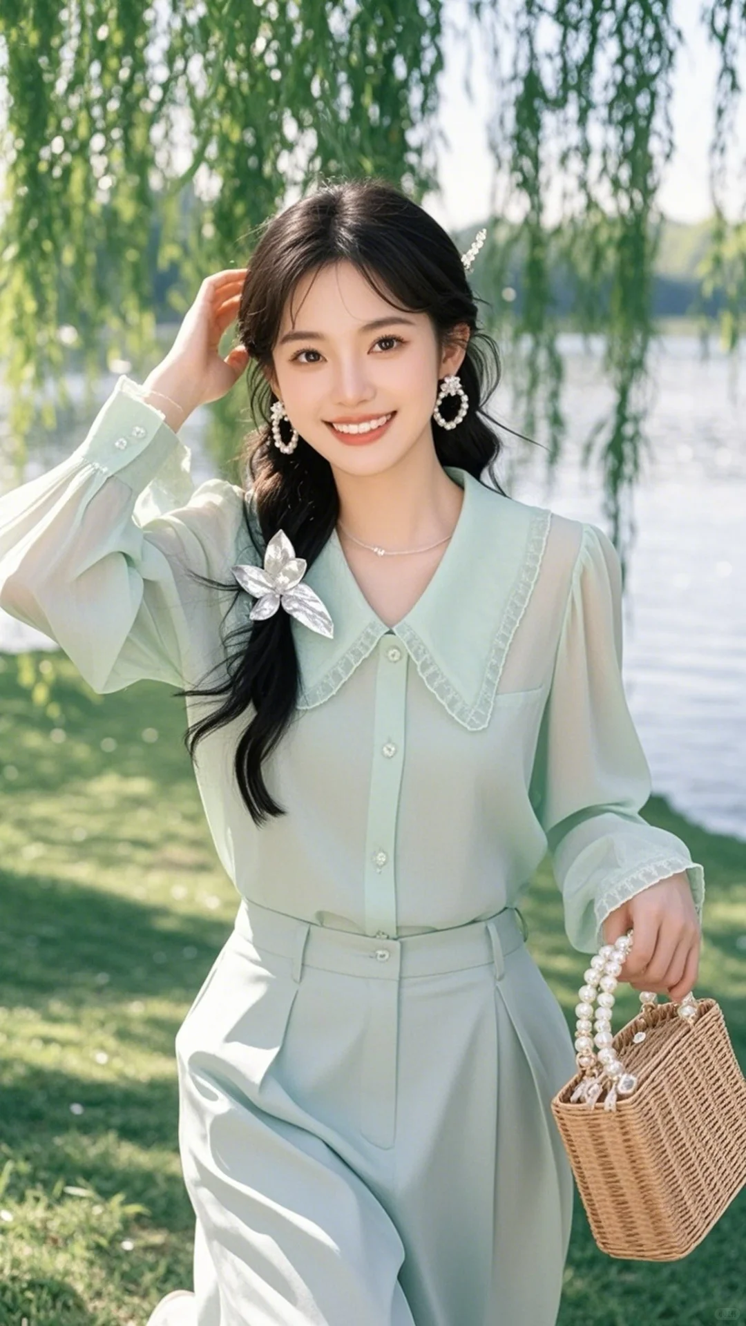 我和夏天有个约会（来自即梦AI）