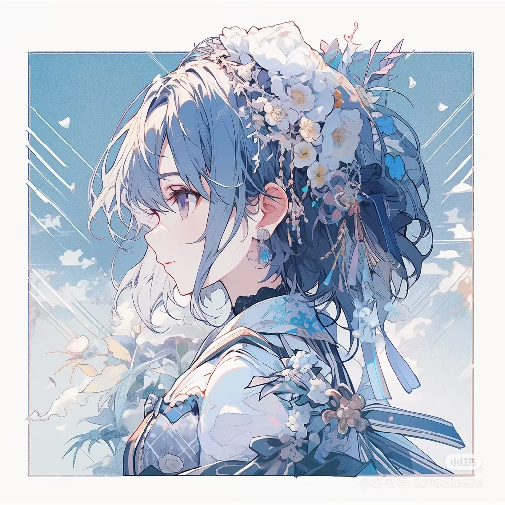 蓝色风