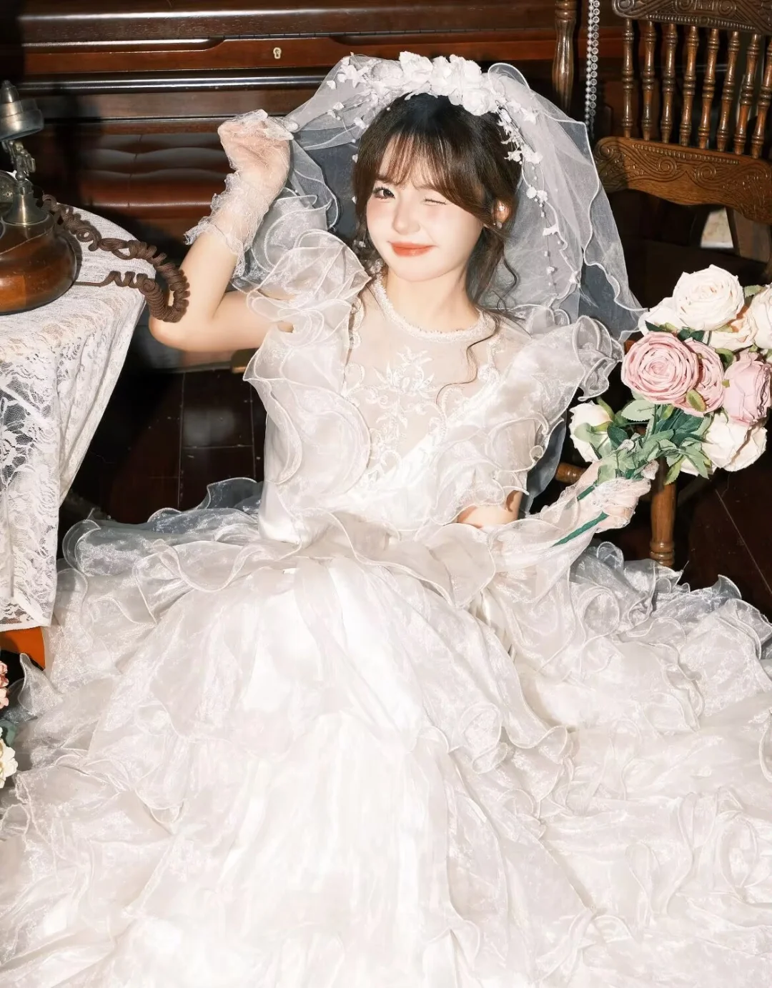 谁穿谁好看的婚纱写真～💒