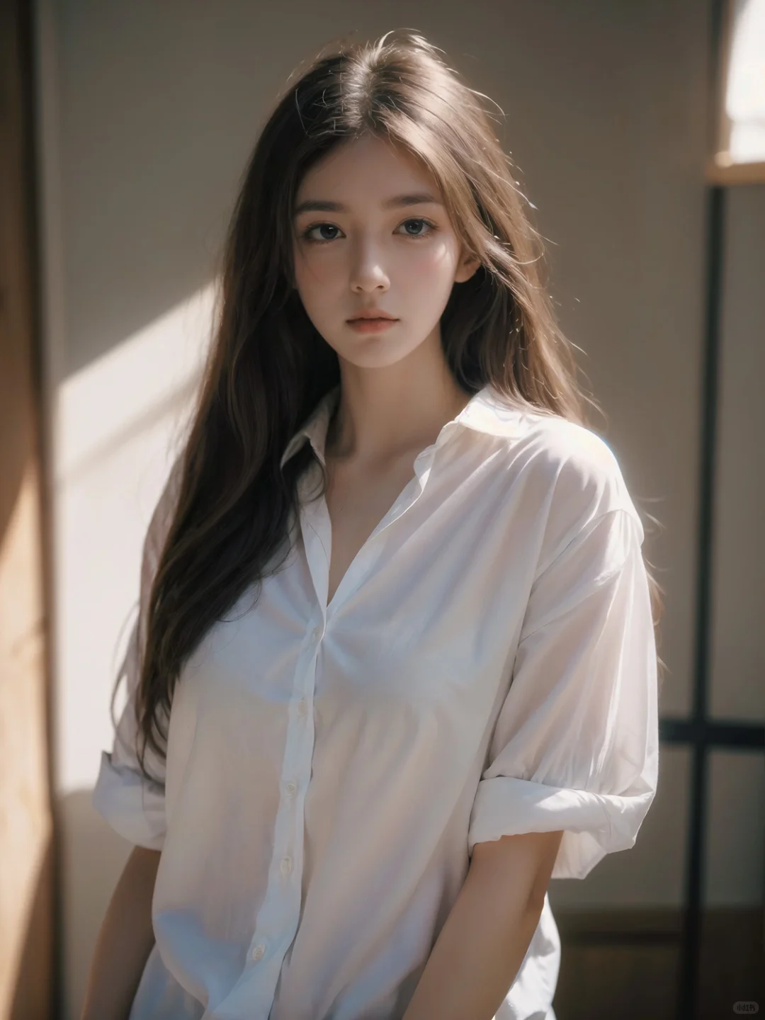 抢来的白衬衫，袖子太长🤦🏼‍♀️