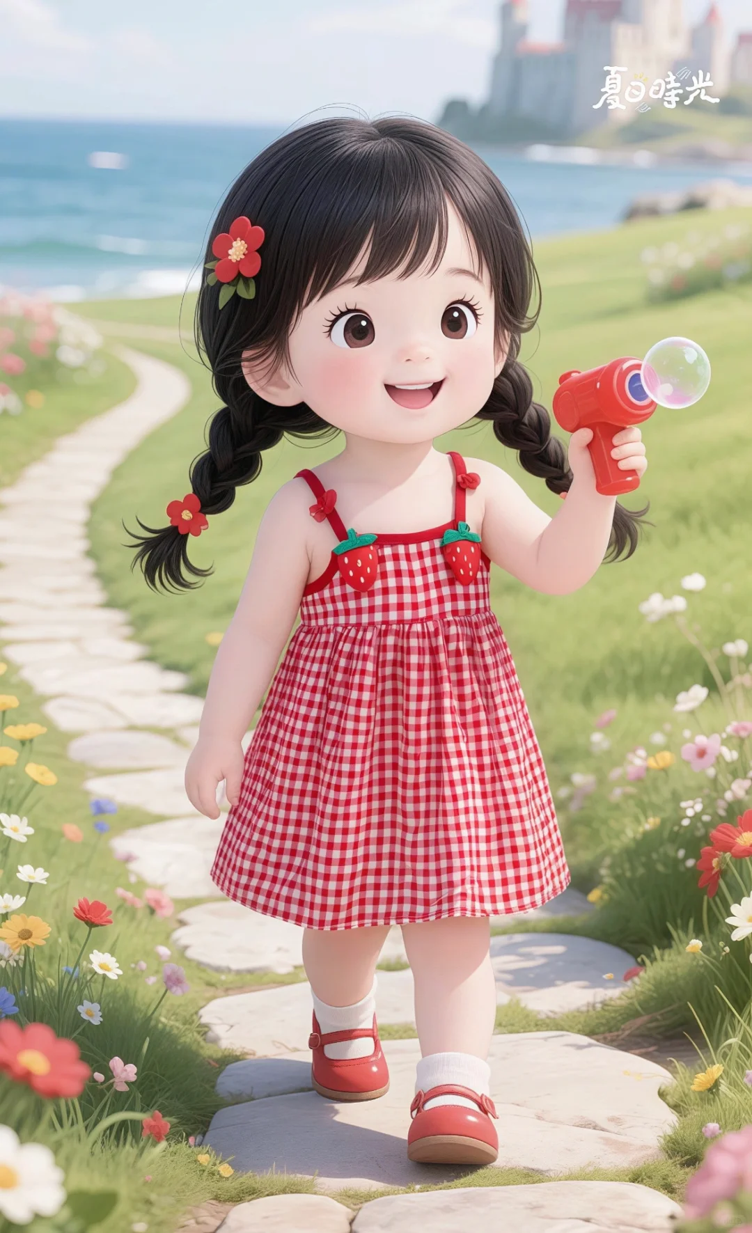 女宝裙子👗利用ai快速出图，美到极致