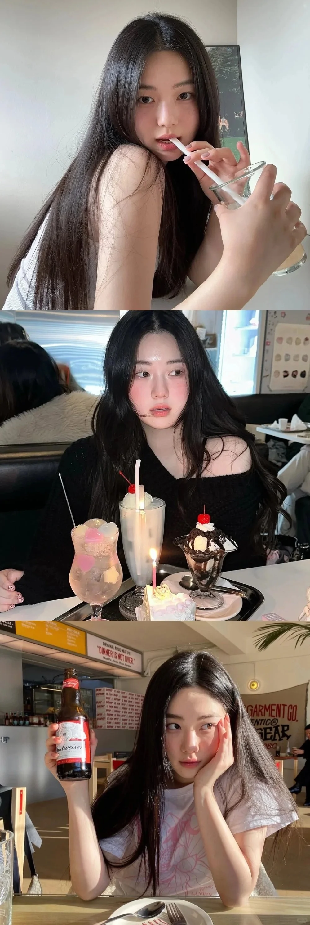 保存一些i人韩女citywalk拍照姿势🚶🏻‍♀🎧