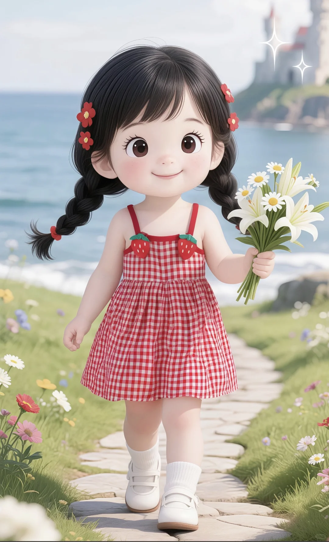 女宝裙子👗利用ai快速出图，美到极致