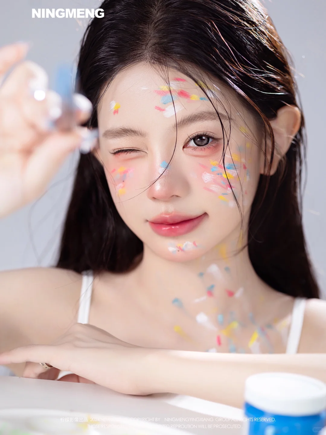 给你点颜色瞧瞧 太爱这组啦！夏日油彩写真