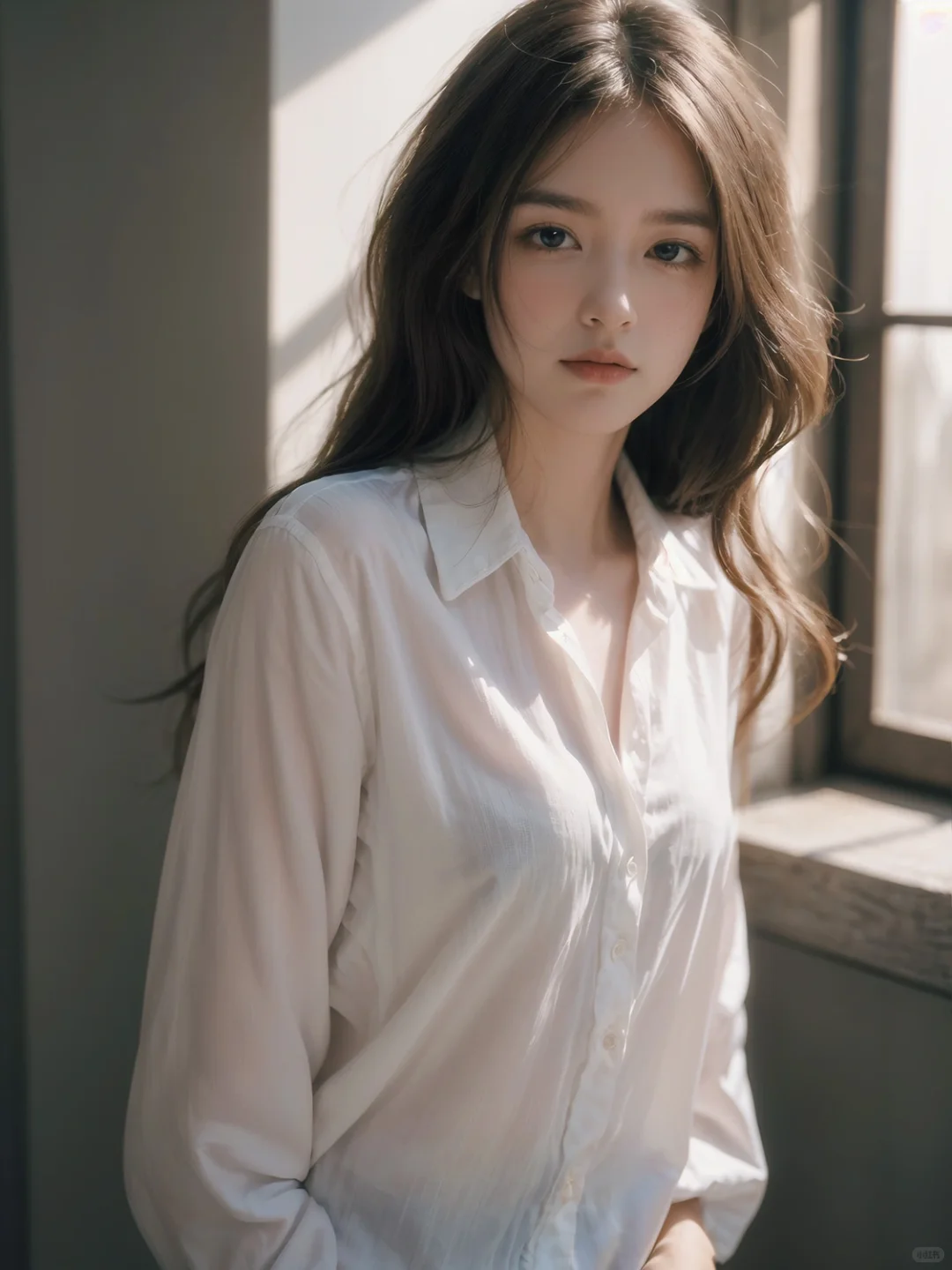 抢来的白衬衫，袖子太长🤦🏼‍♀️