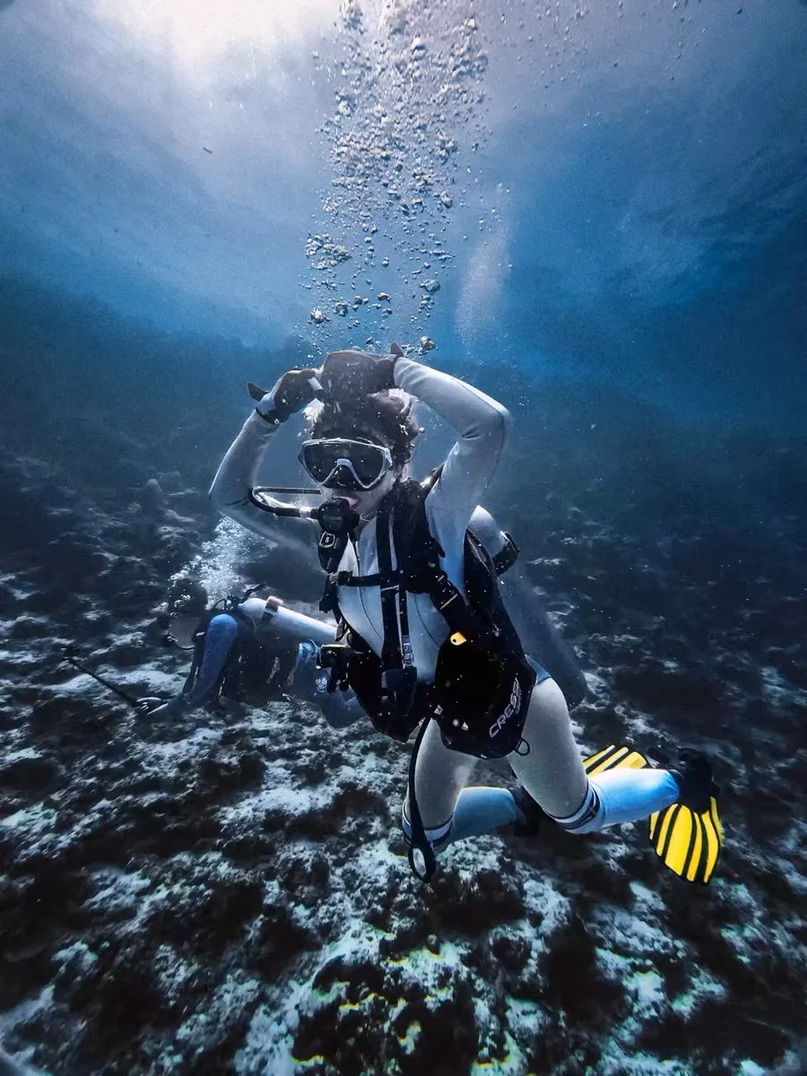 心机裸感潜水袜太懂女生！🌊浅春系穿搭