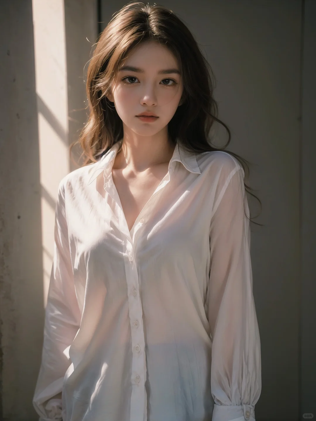 抢来的白衬衫，袖子太长🤦🏼‍♀️