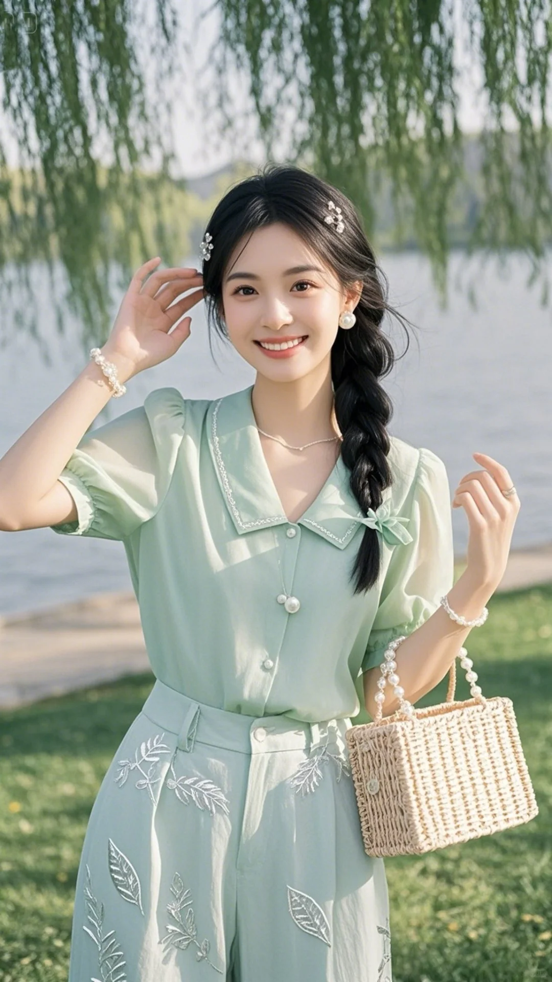 我和夏天有个约会（来自即梦AI）