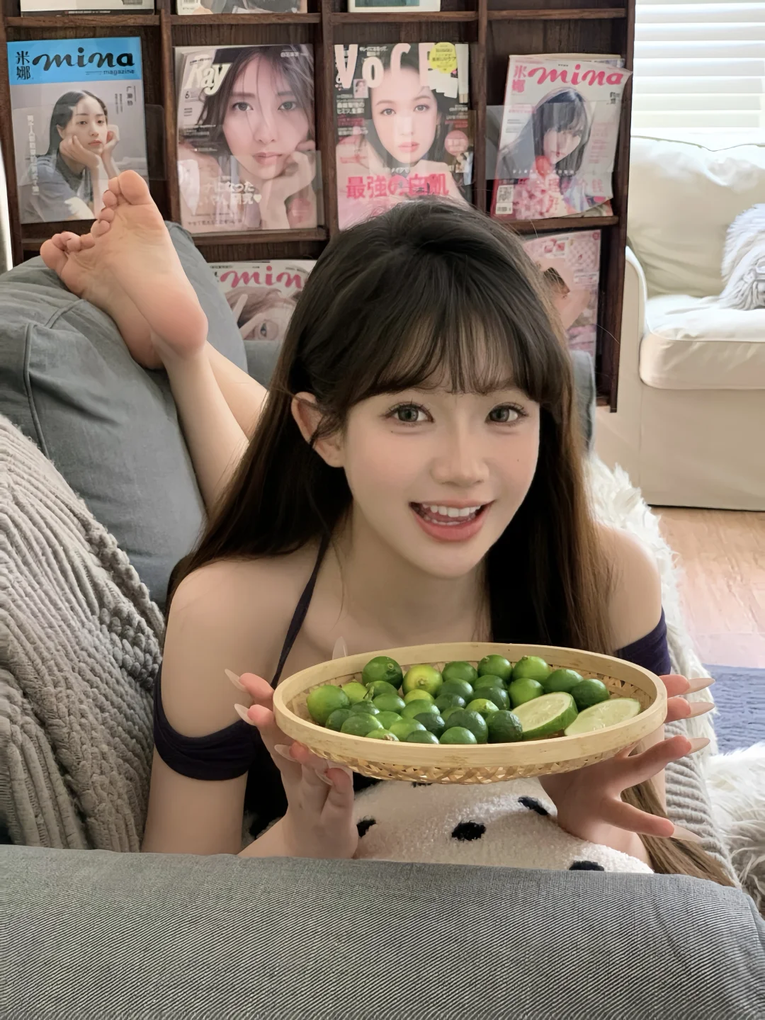 女大第一次挑战纯欲风💟杭州写真