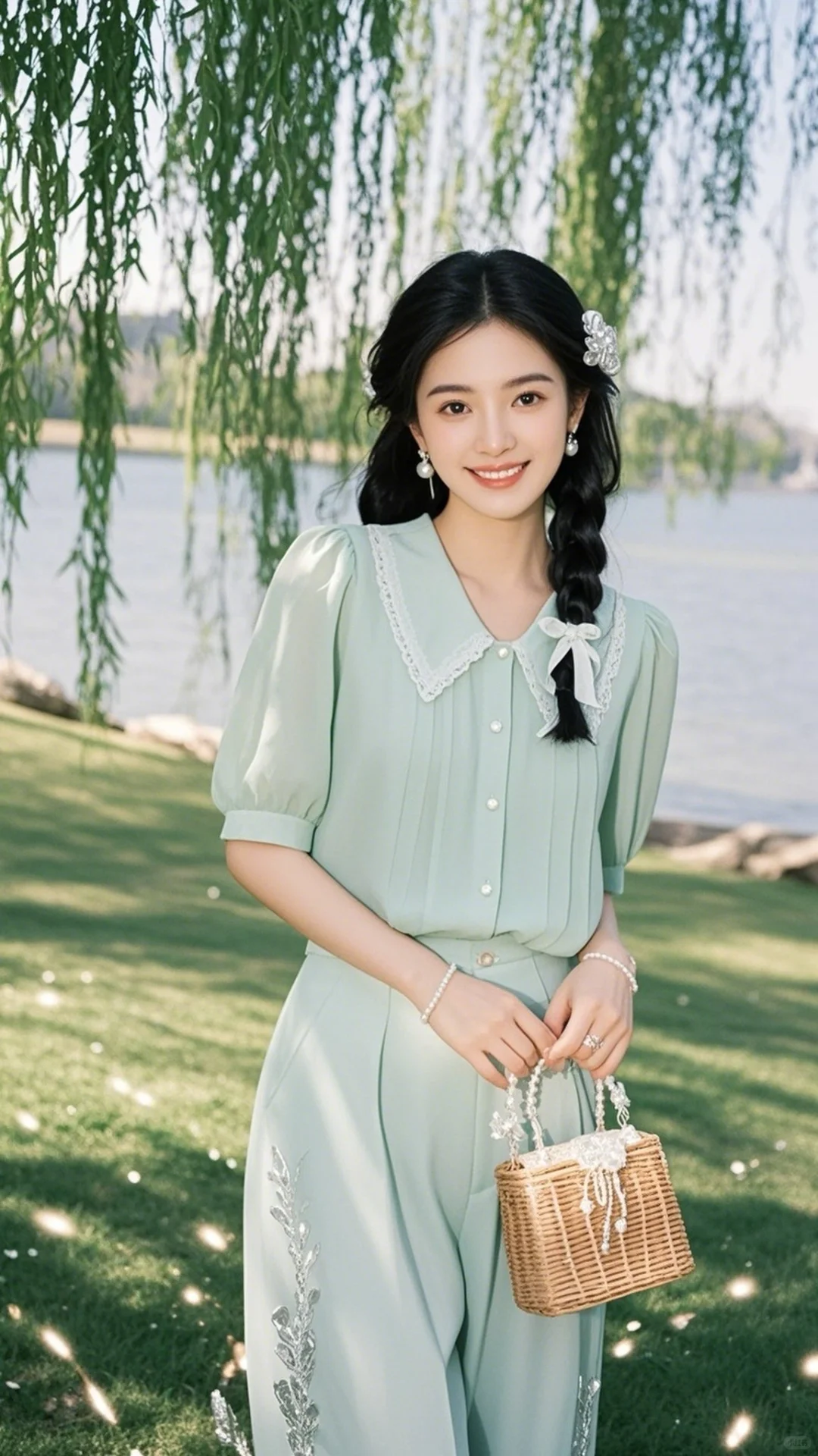 我和夏天有个约会（来自即梦AI）