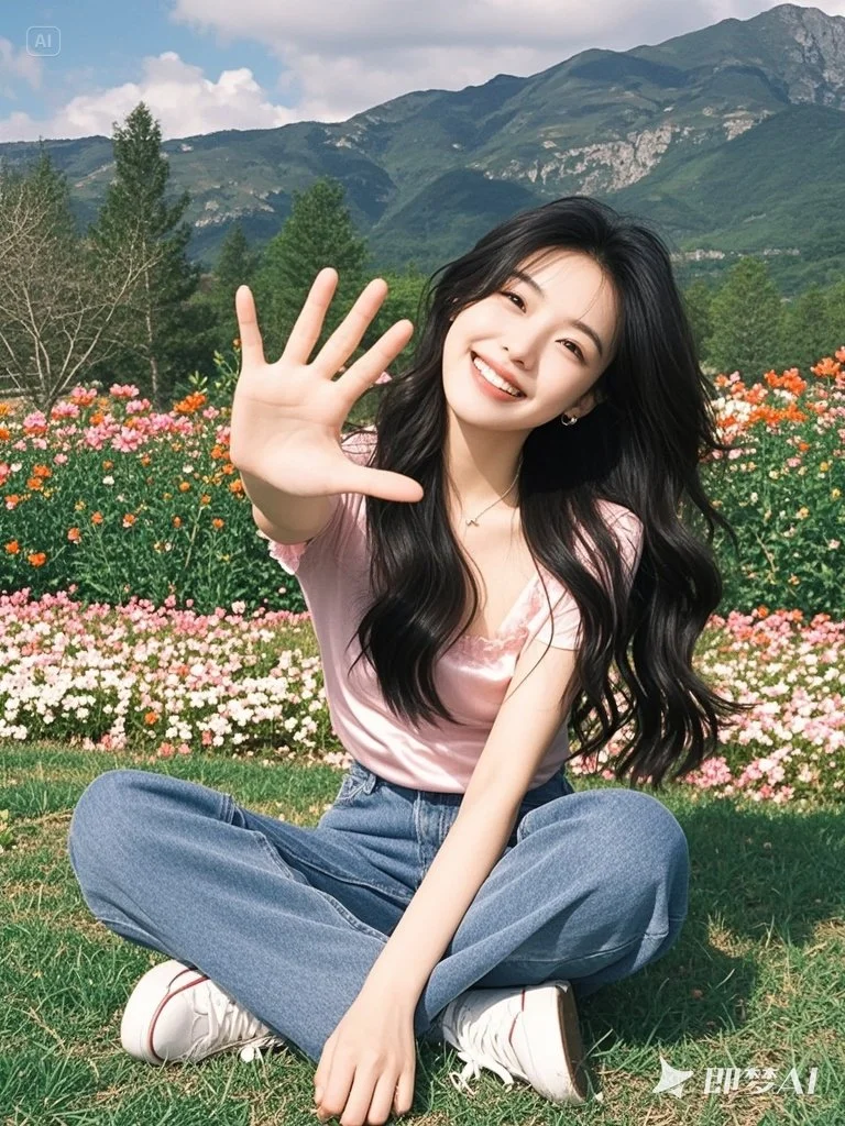 Ai生成 微笑面对生活