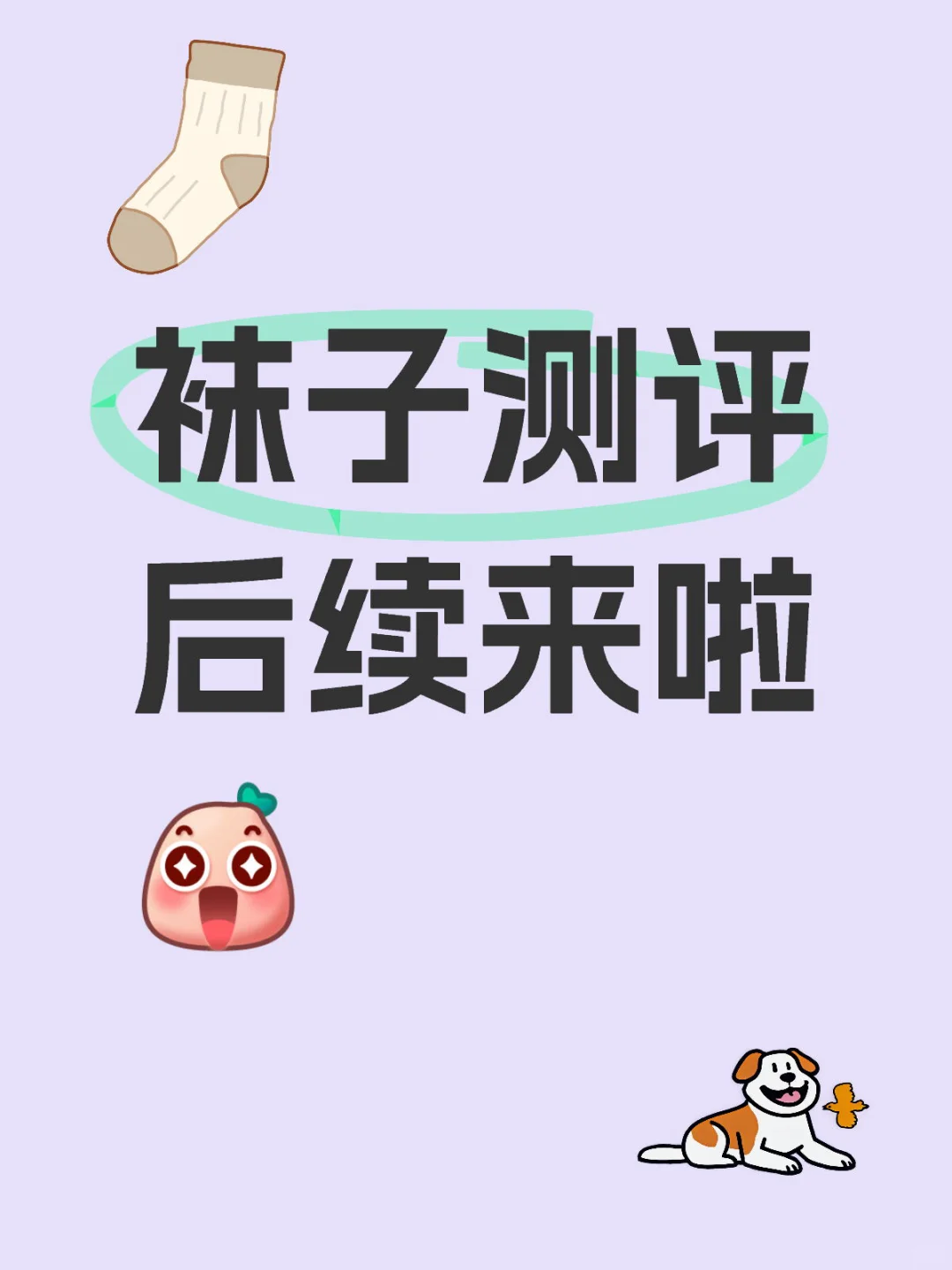 袜子测评后续来啦！