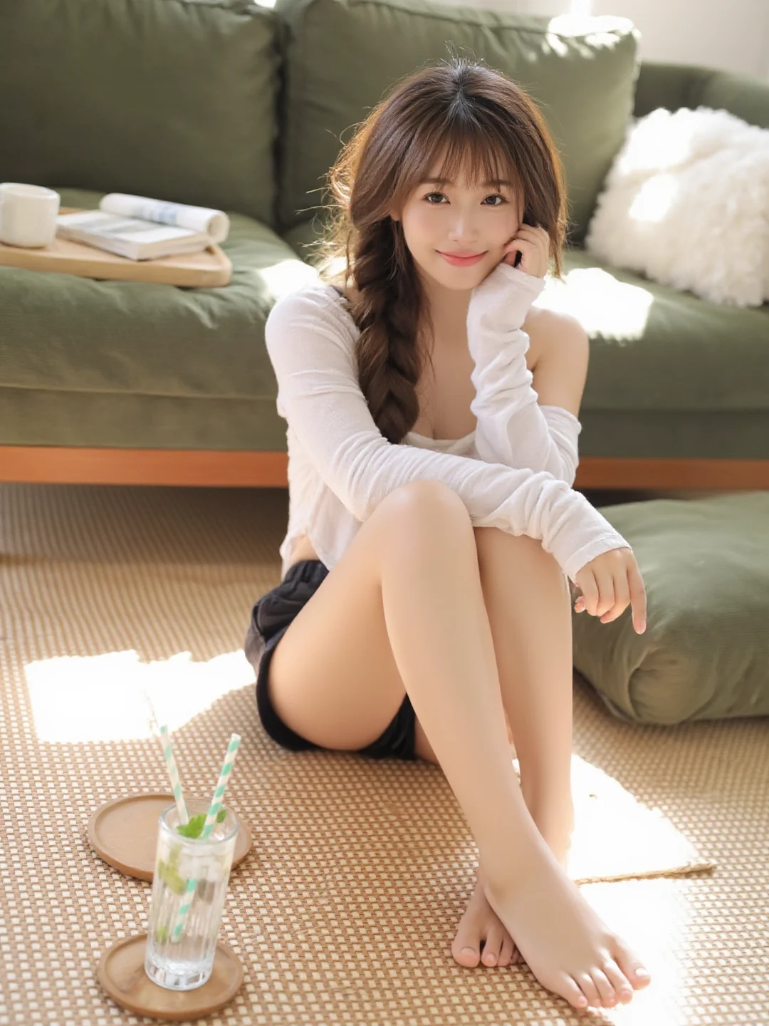 🌿夏日清新｜柠檬水女孩的慵懒午后🌞