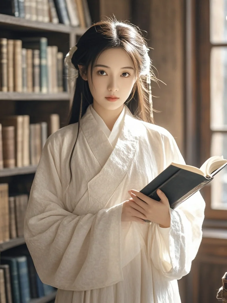 美女壁纸︳书卷气浓郁的古风佳人🌹