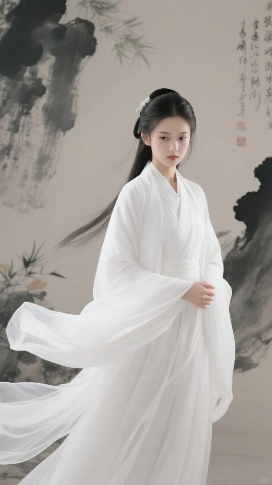 白色主打一个仙