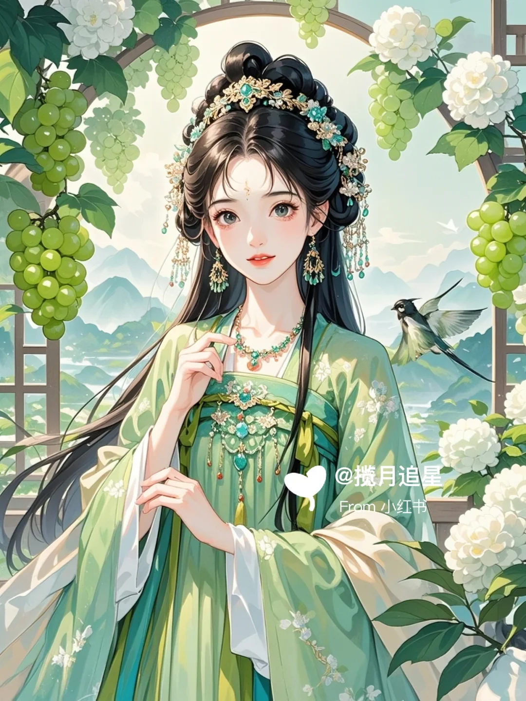 绿绣夏夜，萤舞恋曲