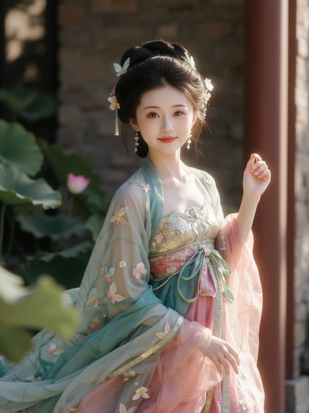 ✨ 花间汉服倩影,邂逅古韵时光