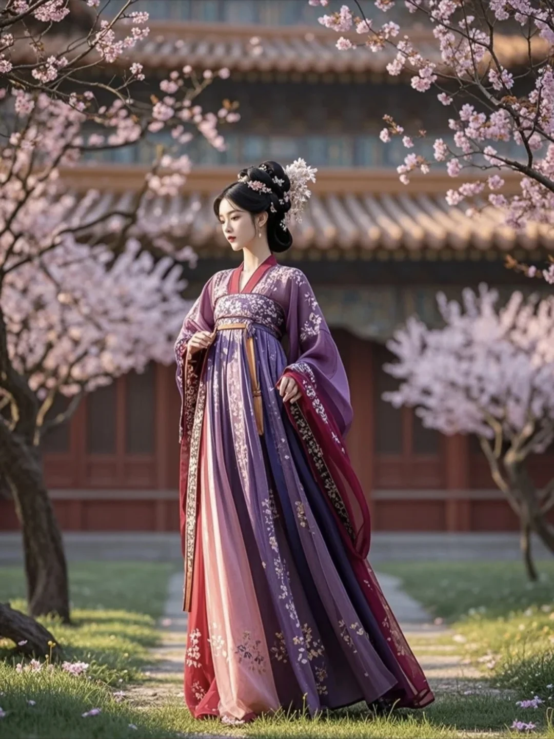 古装美女，太美了~Ai生成