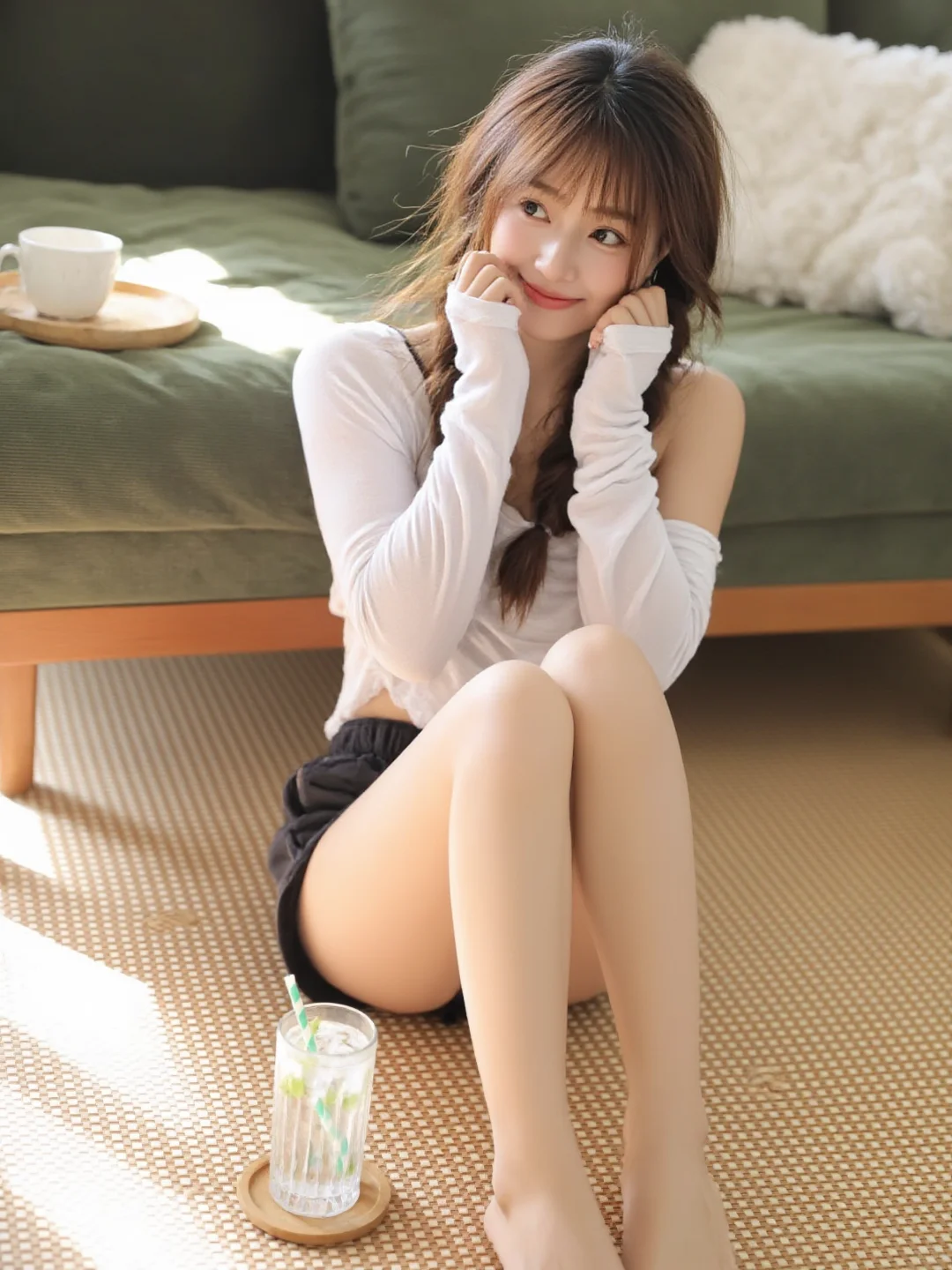 🌿夏日清新｜柠檬水女孩的慵懒午后🌞