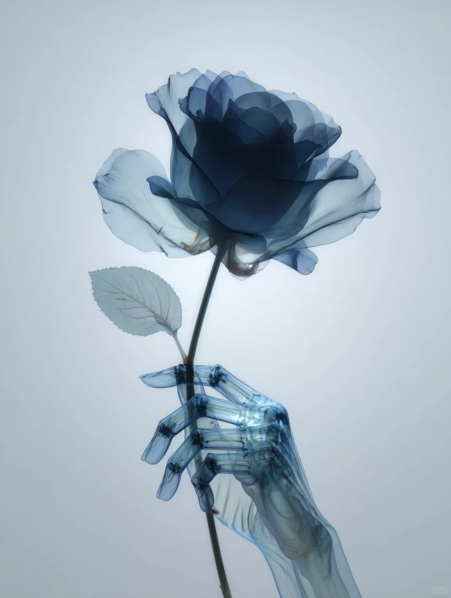 AI艺术🦴｜死后的时尚大片来了！神秘女人🖤