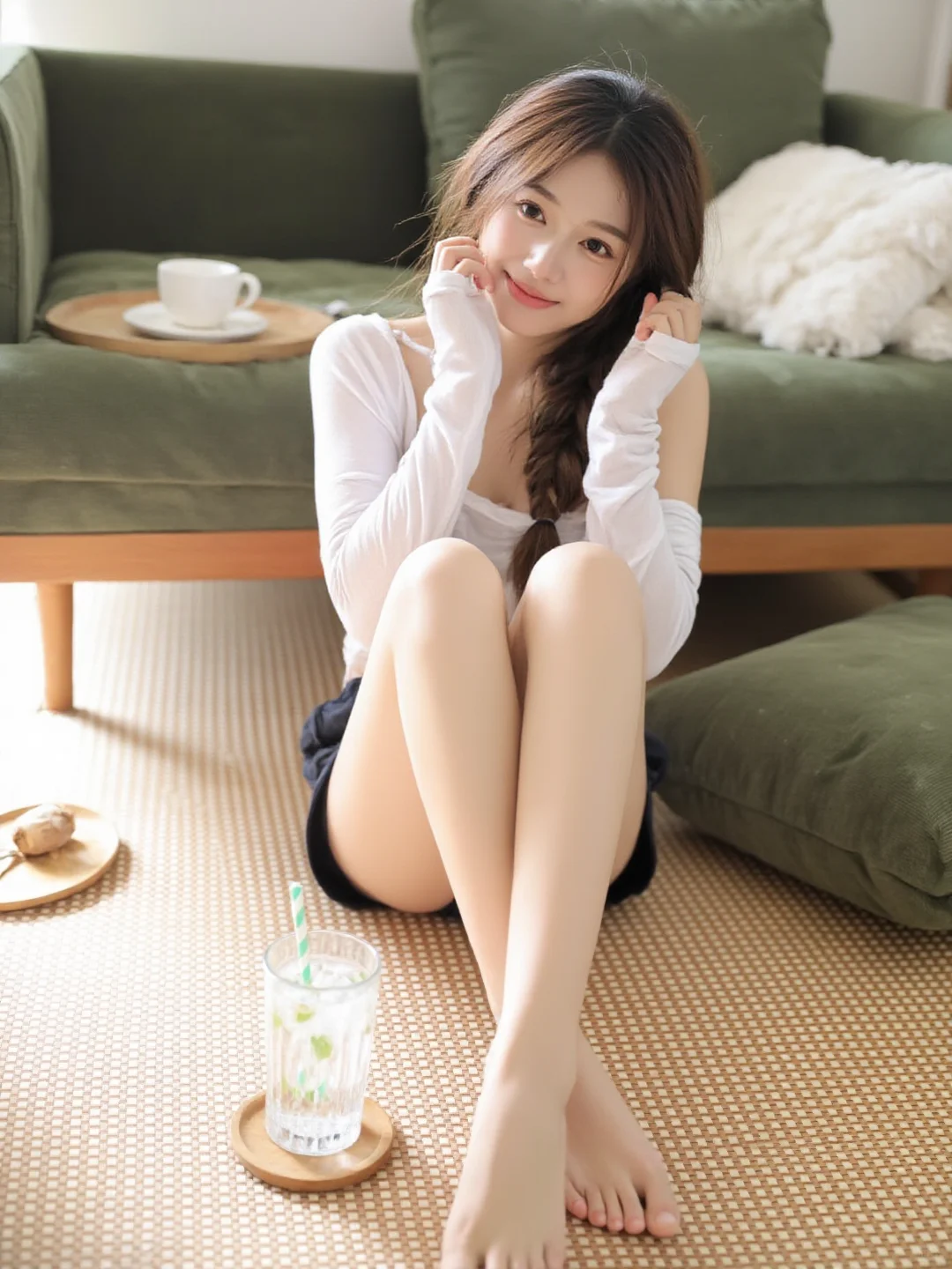 🌿夏日清新｜柠檬水女孩的慵懒午后🌞