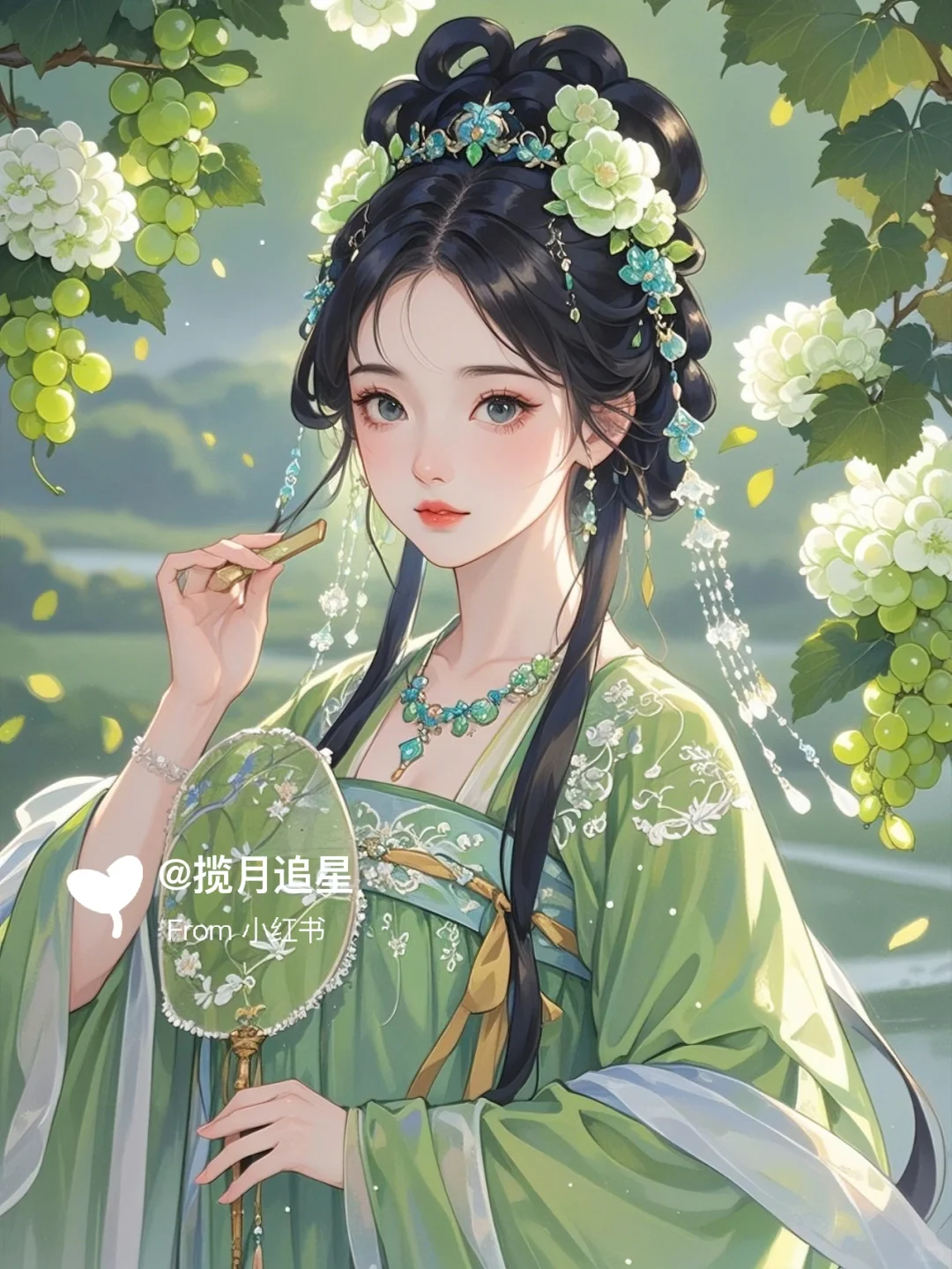 绿绣夏夜，萤舞恋曲