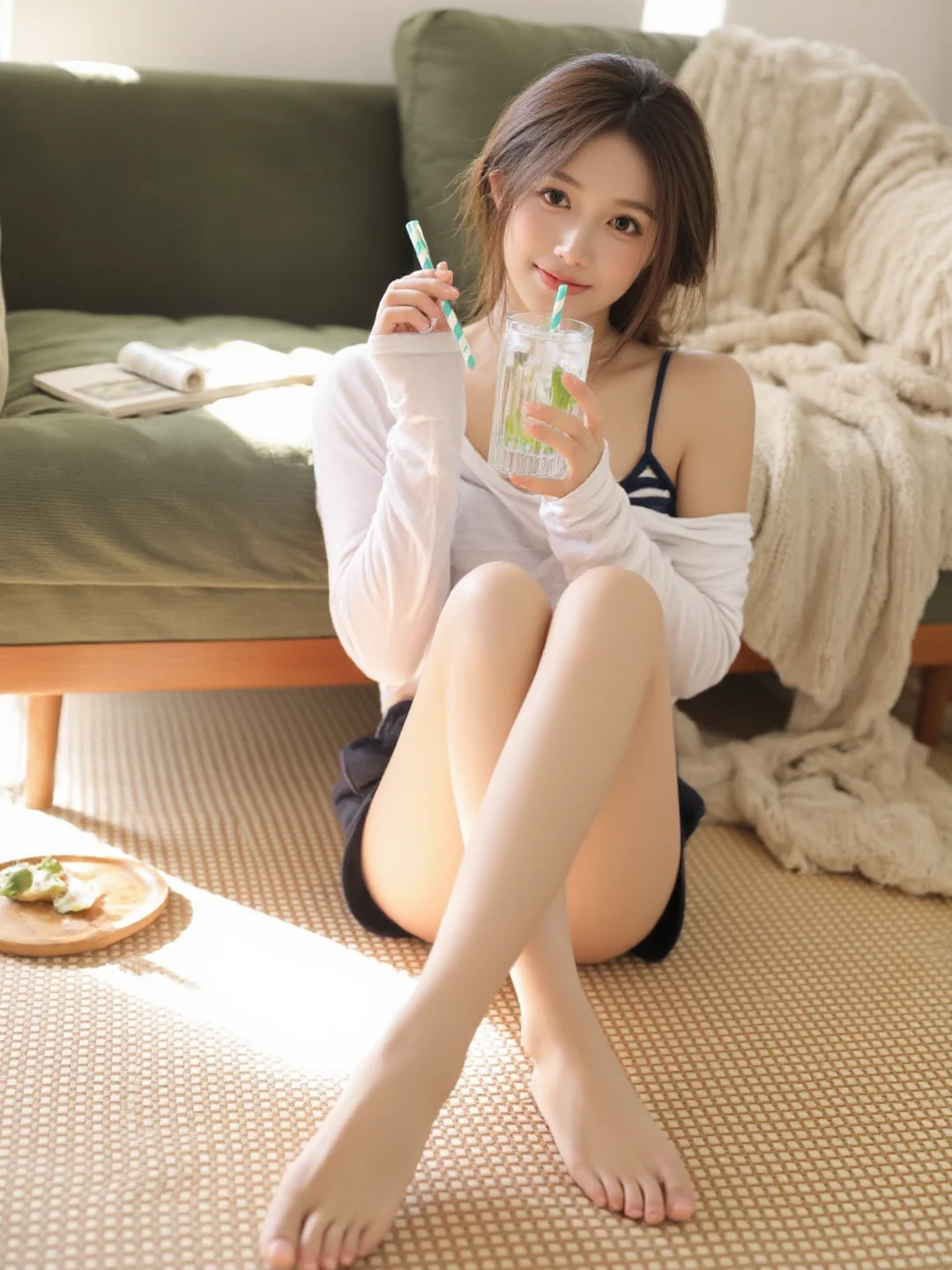 🌿夏日清新｜柠檬水女孩的慵懒午后🌞
