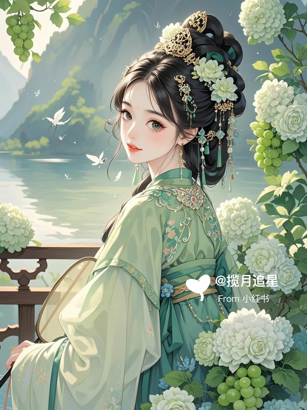 绿绣夏夜，萤舞恋曲
