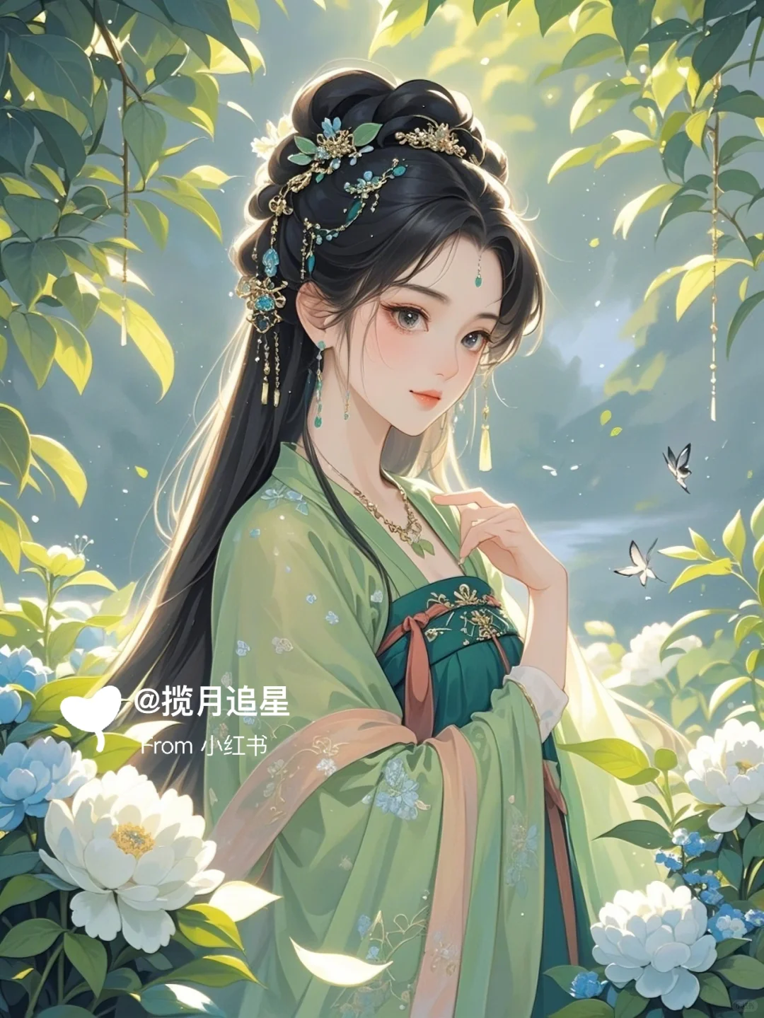 绿绣夏夜，萤舞恋曲