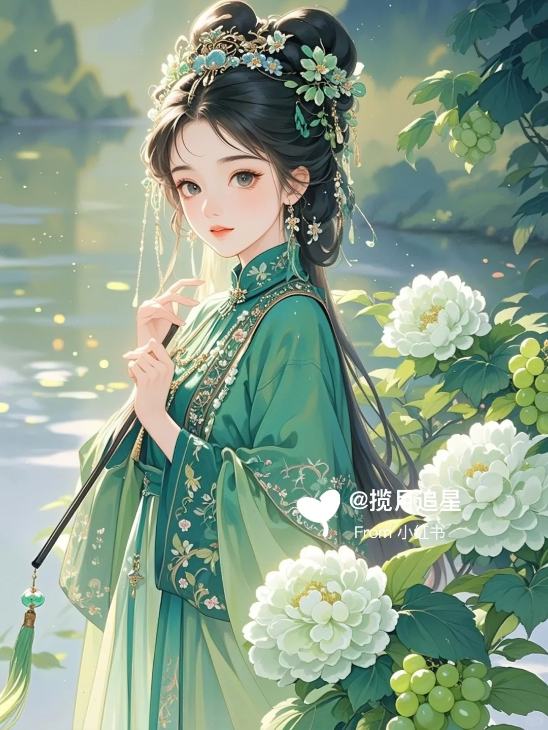 绿绣夏夜，萤舞恋曲