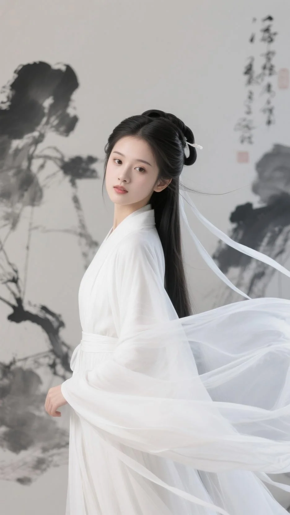 白色主打一个仙