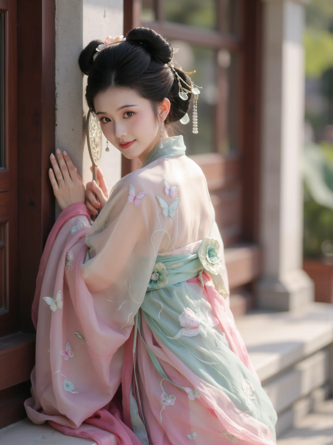 ✨ 花间汉服倩影,邂逅古韵时光